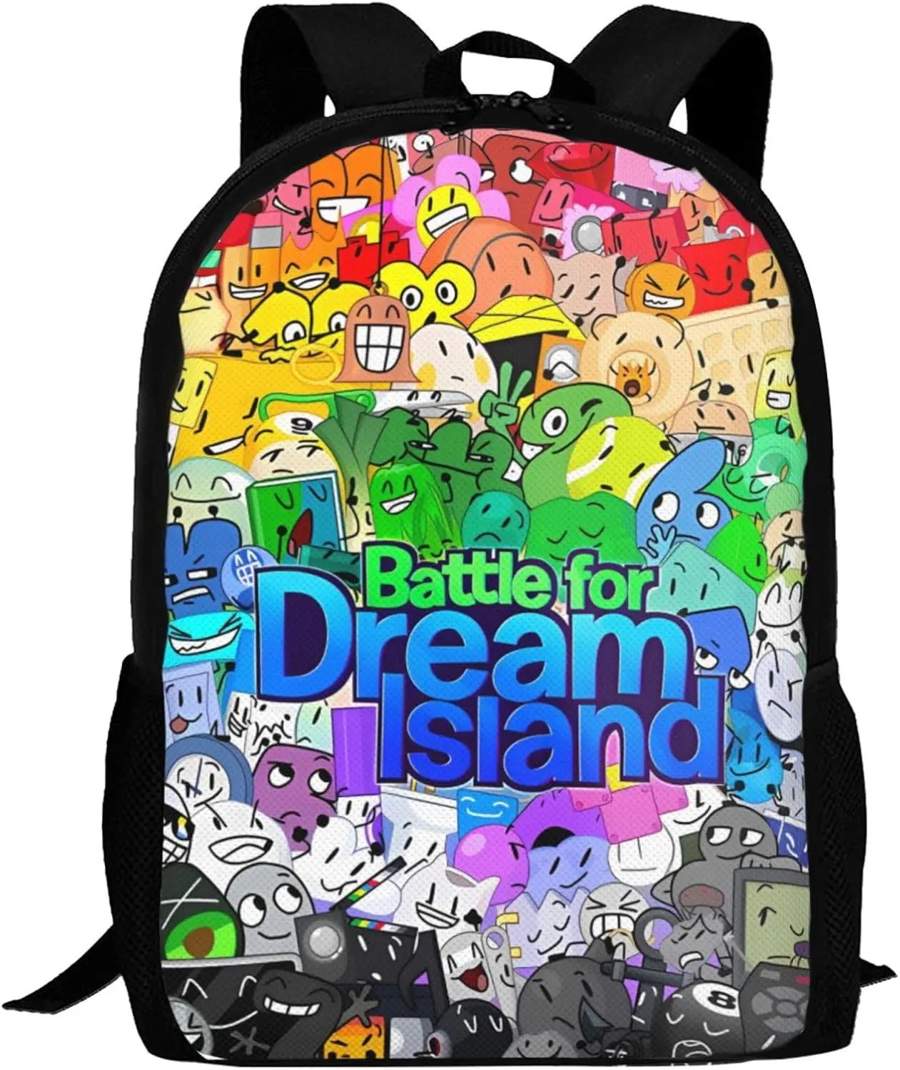 Bfdi-Battle for Dream-Island Backpack,3d Print Laptop Backpack Lightweight Casual Daypack Bookbag Multi-Function Travel Backpack 16.5 In