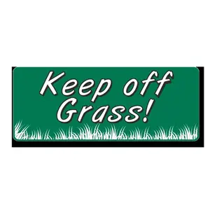 EverMark  Keep Off Grass Clip-On Sign