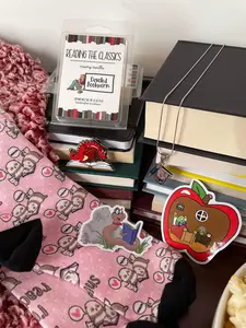 Devoted Bookworm Box - Bookish Gift Box with Assorted Items and Decorative Elements