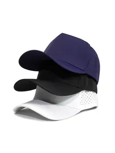 1PC New Five-ply laser perforated quick-drying cap breathable sports visor cap summer waterproof perforated truck baseball cap