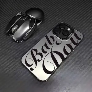 Elegant Script Words Phone Case， Sophisticated Calligraphy Style for iPhone 17 16 15 14 13 12 11 Plus Pro Max.