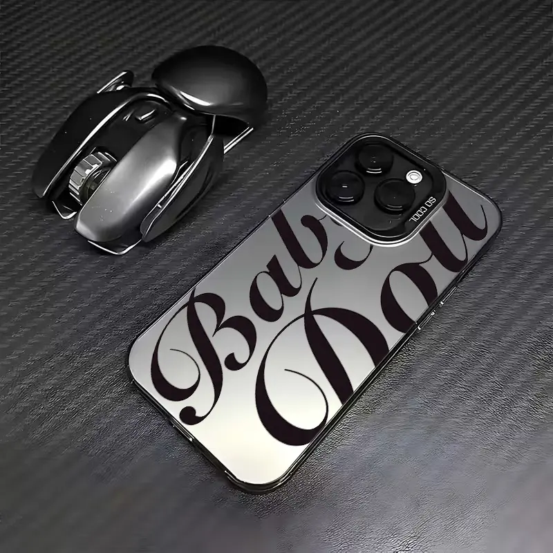 Elegant and simple letter design anti-drop phone case, made with IMD technology, suitable as a gift option,Compatible with iPhone 17 Pro Max Phone Case 17 Air 16 E 15 Plus 14 13 12 11 X XS XR 7 8 Plus Samsung Galaxy S21 22 23 24 25 ULTRA FE Plus