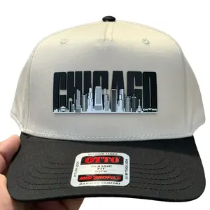 Chicago Skyline Trucker SnapBack Hat