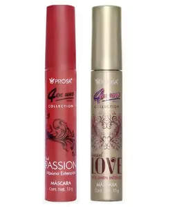 Prosa - Mascara 4 en uno Collection Sensual Love & Red Passion (Black Color) - Mascara