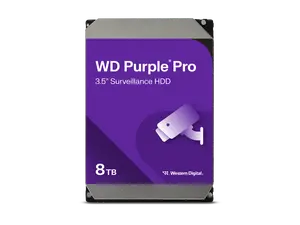 WD Purple Pro WD8002PURP 8TB 7200 RPM 256MB Cache SATA 6.0Gb/s 3.5" Hard Drives Bare Drive