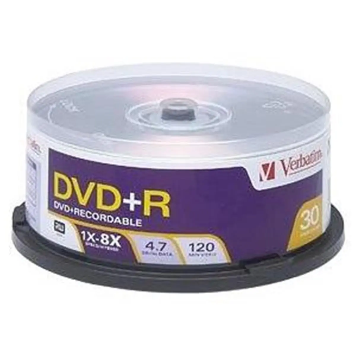 Verbatim DVD+RW Media Disc - 4.7GB, 120mm Standard Size, with Broad Read Compatibility, for Data Backup, Recording & Digital Photo Album Storage