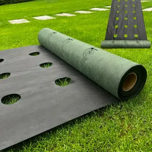 Perforated Landscape Fabric, double-layer thickened and durable weed control barrier, Ideal for vegetable planting in gardens and farms, as well as landscaping and beautification projects in yards, parks, and outdoor spaces.