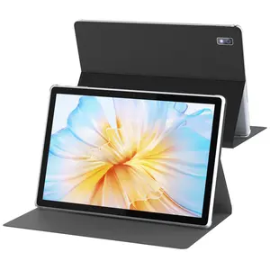 BYYBUO 10.1 Inch Screen Protector Tablets Android 14 with Case Pad, 6(2+4)GB+ 64GB,  Quad-Core Processor,5+8MP Dual Camera for Gift - Bluetooth Wireless Outdoorfun Rear Smartphone Cellphone