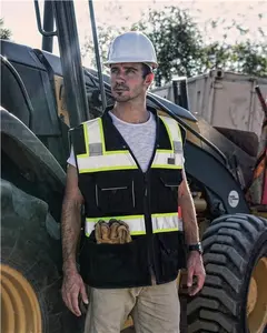 Custom Embroidered - Kishigo - Unisex EV Series® Enhanced Visibility Professional Utility Vest - B500