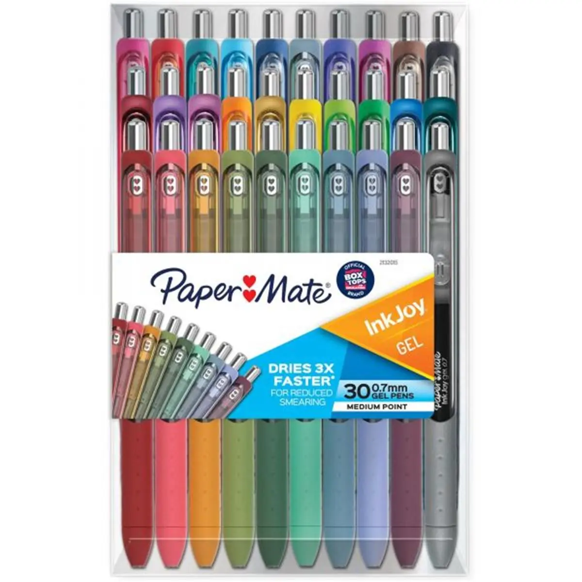 Paper Mate Colored Pens Set - 0.7 mm Tip, Assorted Colors, Fast-Drying, Smooth-Writing Office Stationery Writing Tool