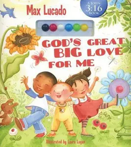 USED Book - God's Great Big Love for Me: A John 3:16 Book [With Interactive Colorful Beads] by Lucado, Max (Hardcover) - english