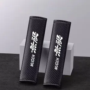Car Interior Seat Belt Shoulder Pad, Comfortable and Durable Design, Perfect Fit for Honda Mugen Cars, Essential Car Accessory