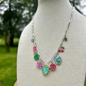 Stainless Steel Custom Charm Necklace