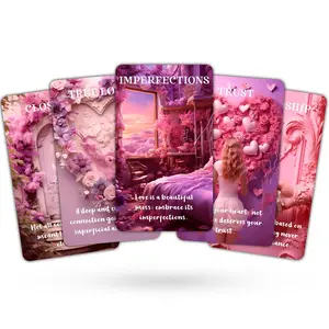 Message of Love Oracle Cards, Oracle Cards for Beginners, Including Love, Romance, Twin Flame, Soulmate Messages, Tarot Card Game