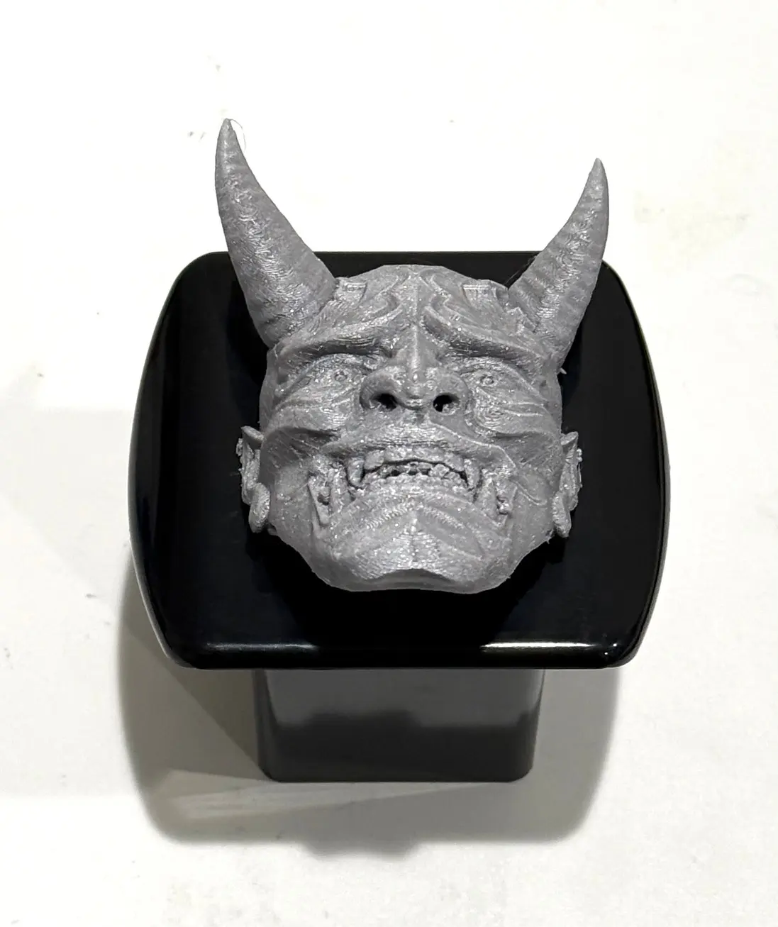 Bushido Samuari Realistic in 3D Black w Grey - 2 inch Trailer Hitch Cover - Battle Mode Skeleton Skulls Beast New Ninja