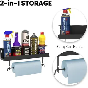 Spray Can Storage Rack, Spray Can Organizer, Tool Organizer, Tool Rack & Bar, Tool Organizers, Tool Storage Rack, Garage Storage Rack, Adjustable metal shelf, Adjustable shelf rack