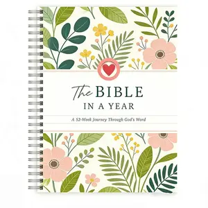 Women's Faith Gift Bible Reading Plan Book, Weekly Spiritual Guide, Record Key Verses & God's Teachings, Solo or Group Reading, Daily Devotional Journal