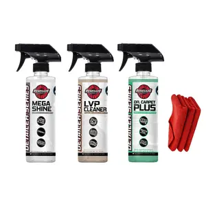 Renegade Products | Inside Job Bundle – Complete Interior Car Detailing Kit for Cleaning, Conditioning & Restoring Leather, Vinyl, Plastic, and Carpet