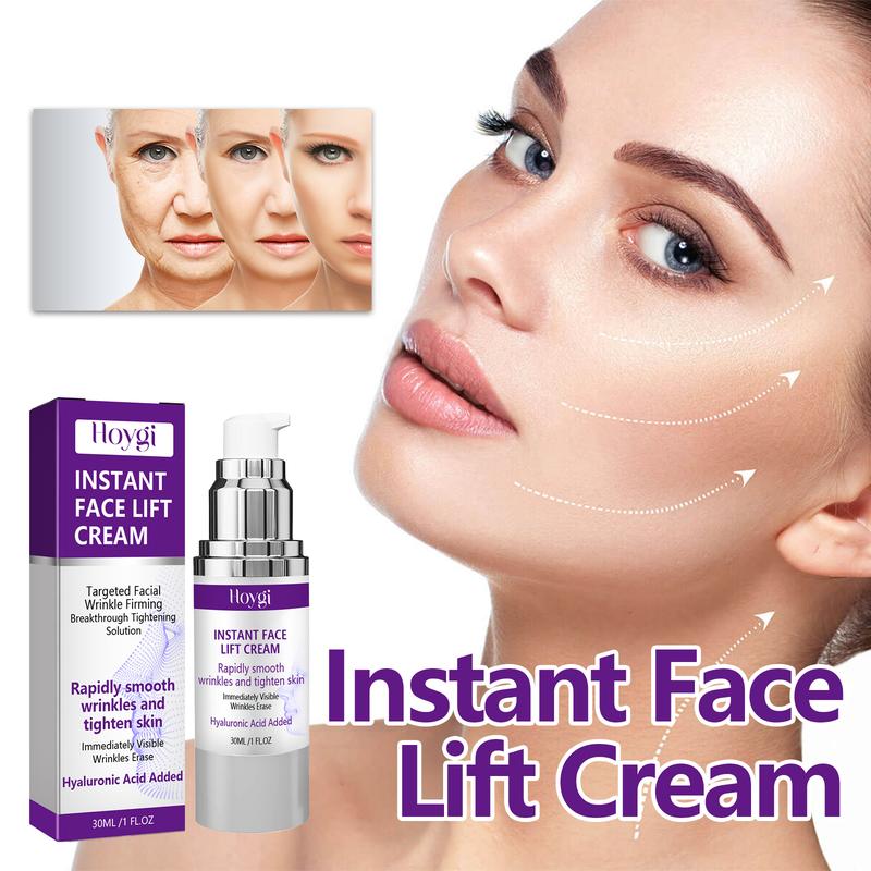 HOYGI LIQUID GRIP FACELIFT CREAM​ ​​"FREEZES WRINKLES + HANDCUFFS SAGGING，For skin that's gravity’s bitch " Moisturizers Moisture Hydrate Hydrating Moisturizing