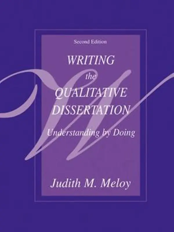 USED Book - Writing the Qualitative Dissertation: Understanding by Doing by Meloy, Judith M. (Paperback) - english