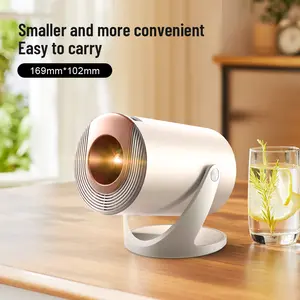 AMOVFILM 2026 Smart Mini Projector | 4K Support, Native 1080P HD, Built-in Netflix, WiFi & Bluetooth, Auto Keystone, 180° Rotation, Portable Home Theater