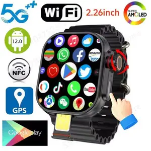 VP29 Android Smartwatch – 16GB RAM + 256GB Storage | 8MP Camera | AMOLED Display | SIM & GPS Enabled GPS WIFI 2.29 inch 4