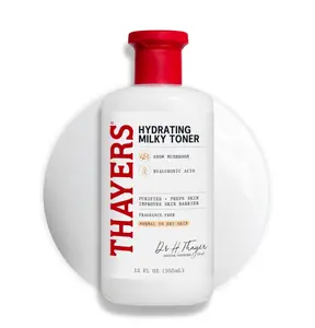 THAYERS Milky Face Toner Skin Care with Snow Mushroom Tremella and Hyaluronic Acid, Natural Gentle Facial Toner, for Dry and Sensitive Skin, 355mL