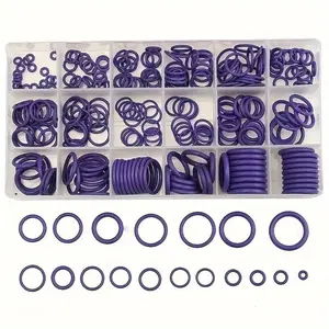 Automobile air conditioning sealing kit - Rubber O-rings, gaskets and matching toolbox, suitable for automobile repair