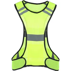 Reflective Safety Vest with Pockets – High Visibility Running Vest for Walking, Cycling & Outdoor Activities