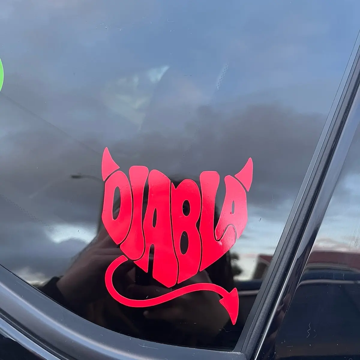 Xavi La Diabla car sticker