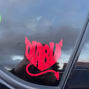 Xavi La Diabla car sticker