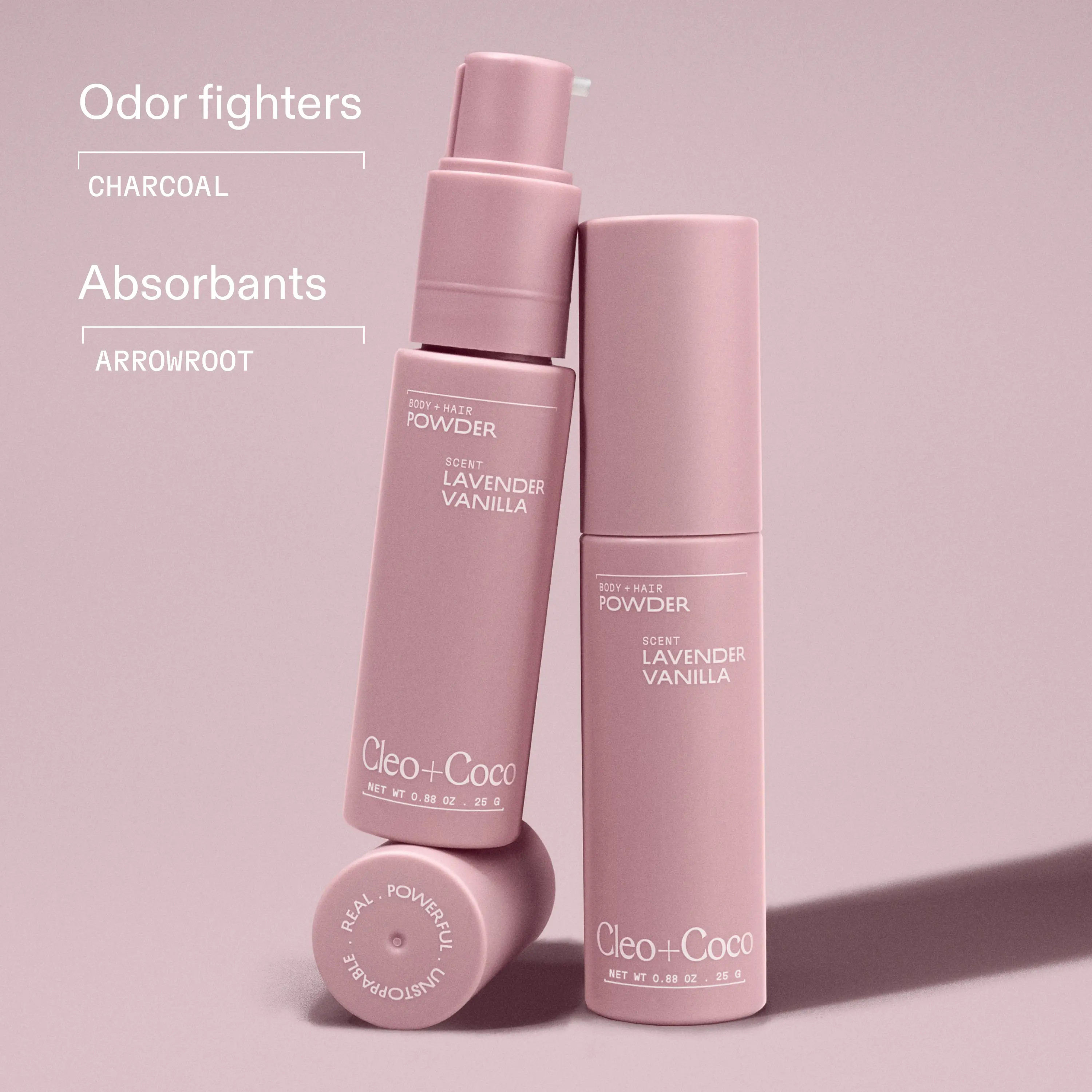 Cleo+Coco Hair and Body Powder Lavender Vanilla