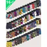 KJFISTIM Men's Fashion Scrawl Printed Boxer Briefs - 16/12/8/4 pcs Soft Breathable Moisture Absorbent Elastic Waistband for Home Office Sports All People Men's Underwear Performance Boxer Briefs for Men Day - Fabric Menswear Socks