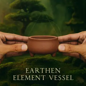 Earthen Element Vessel Emberroot Cauldron Mini Tripod Bonsai Pot 3.5x2 Unglazed Terracotta Mame Pot Shohin Planter Ritual Vessel Bonsai Boi Nursery