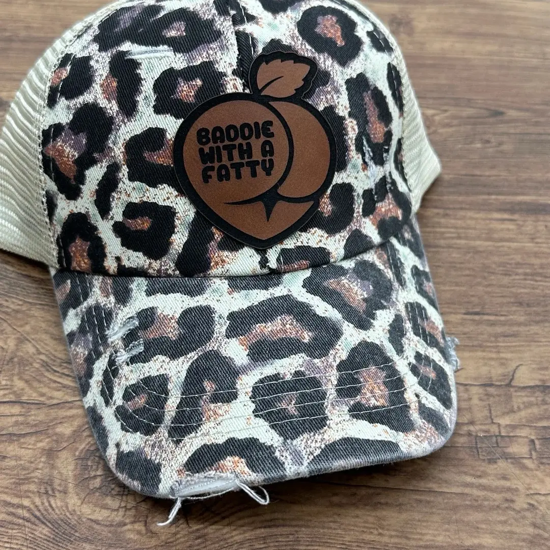 Baddie ponytail hat