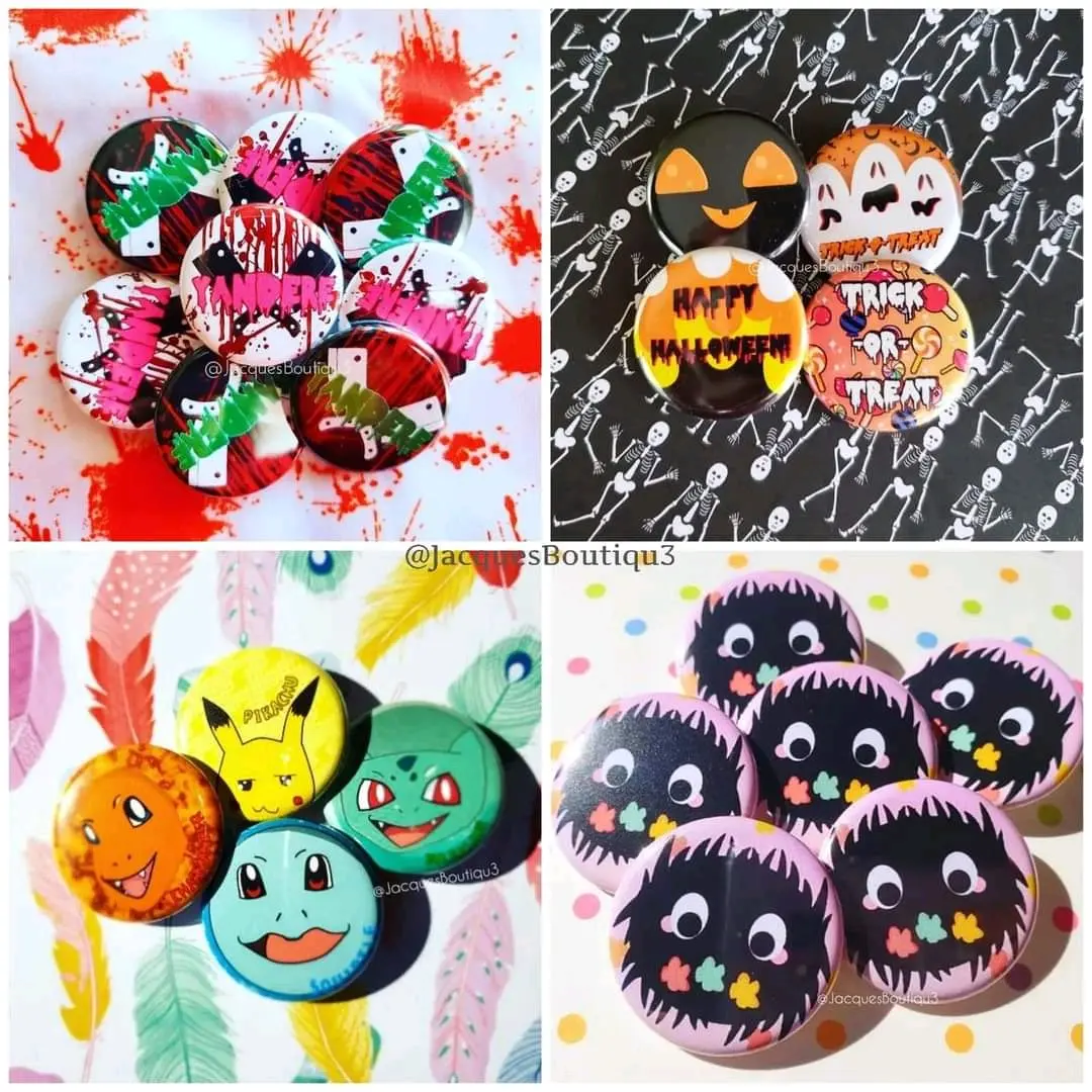 100 Custom Pinback Buttons 100 Custom Pinback Buttons