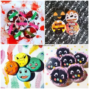 100 Custom Pinback Buttons