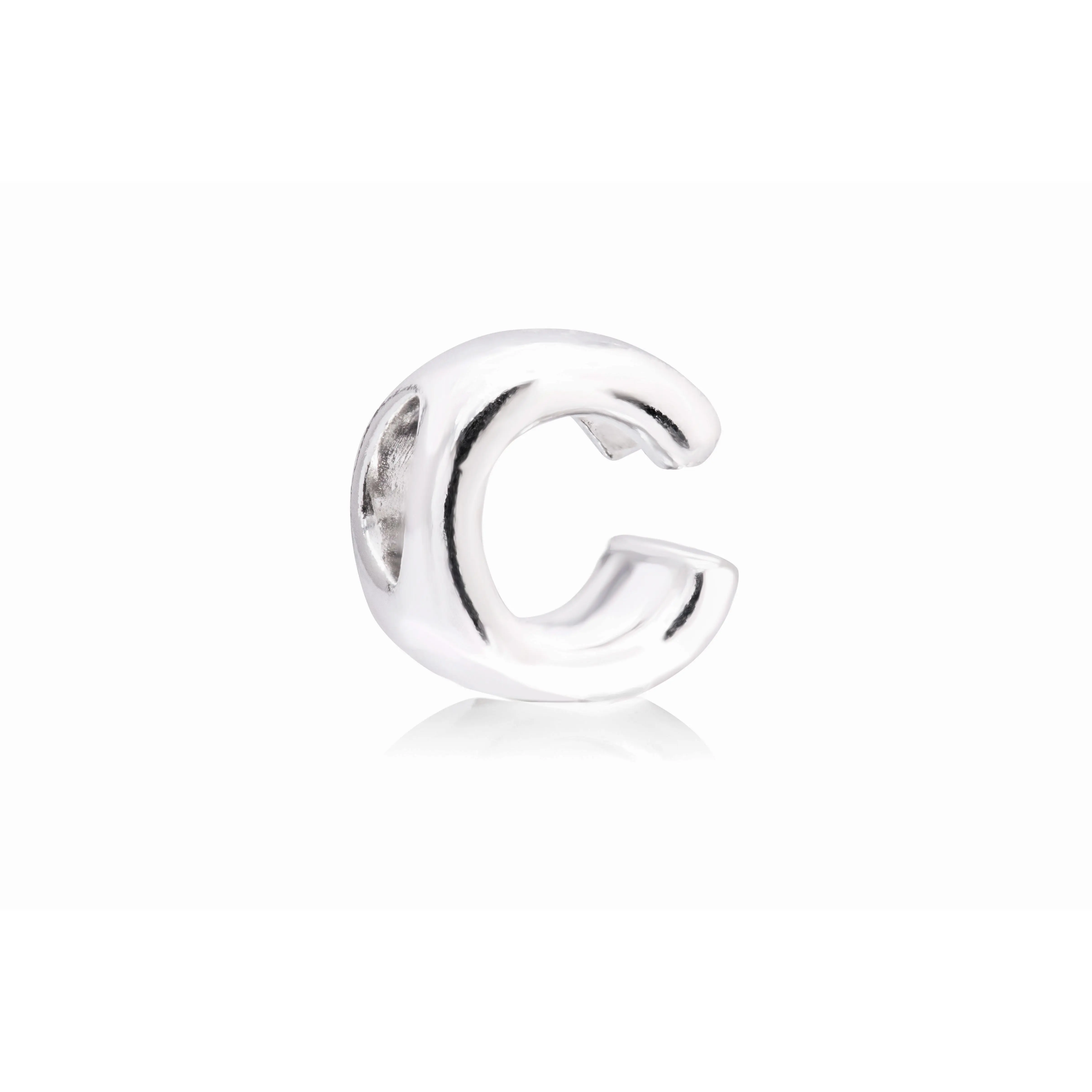 PANDORA Letter C Charm - 797457, Alphabet Detail Pendant, Jewellery Pendant, Letter C Shape Message Symbol Costume Jewelry Charm