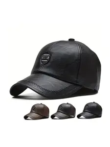 Unisex M Letter Baseball Cap, Adjustable Sun Protection Casual Hat, Spring & Fall Outdoor Travel Beach Vacation