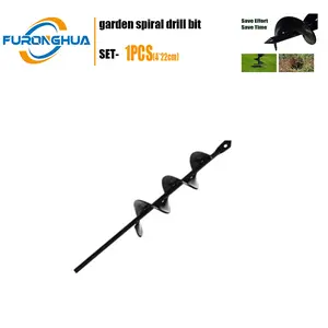 Hex Shaft Turbo Auger - Plant 100 Bulbs in 15 Min!  Heavy Duty Spiral Drill Bit for Fast Yard Bedding & Post Hole Digging - No Sore Back Guarantee! industrial,tool