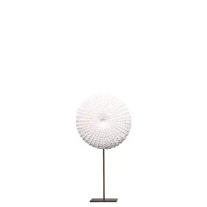 Medium Sea Urchin on Stand Fossil Statue