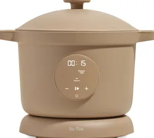 Our Place Dream Cooker | 6 Qt Ceramic Nonstick Multicooker & Pressure Cooker with Touchscreen Controls & Auto Steam Release | 4 Modes: Pressure Cook, Sauté/Sear, Slow Cook & Warm