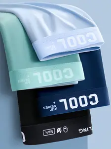 4pcs Men's 4-Pack Briefs, Soft Breathable Fabric, Medium Stretch, Multiple Colors, Casual Fitted Underwear S-3xl, All Seasons, Casual Style Underwear