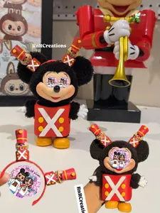 Christmas Nutcracker Regular size Figurine Keychain Doll Handmade
