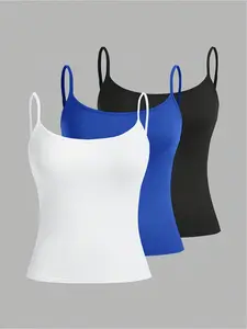Daily casual style versatile must-have women's suspender three-piece set