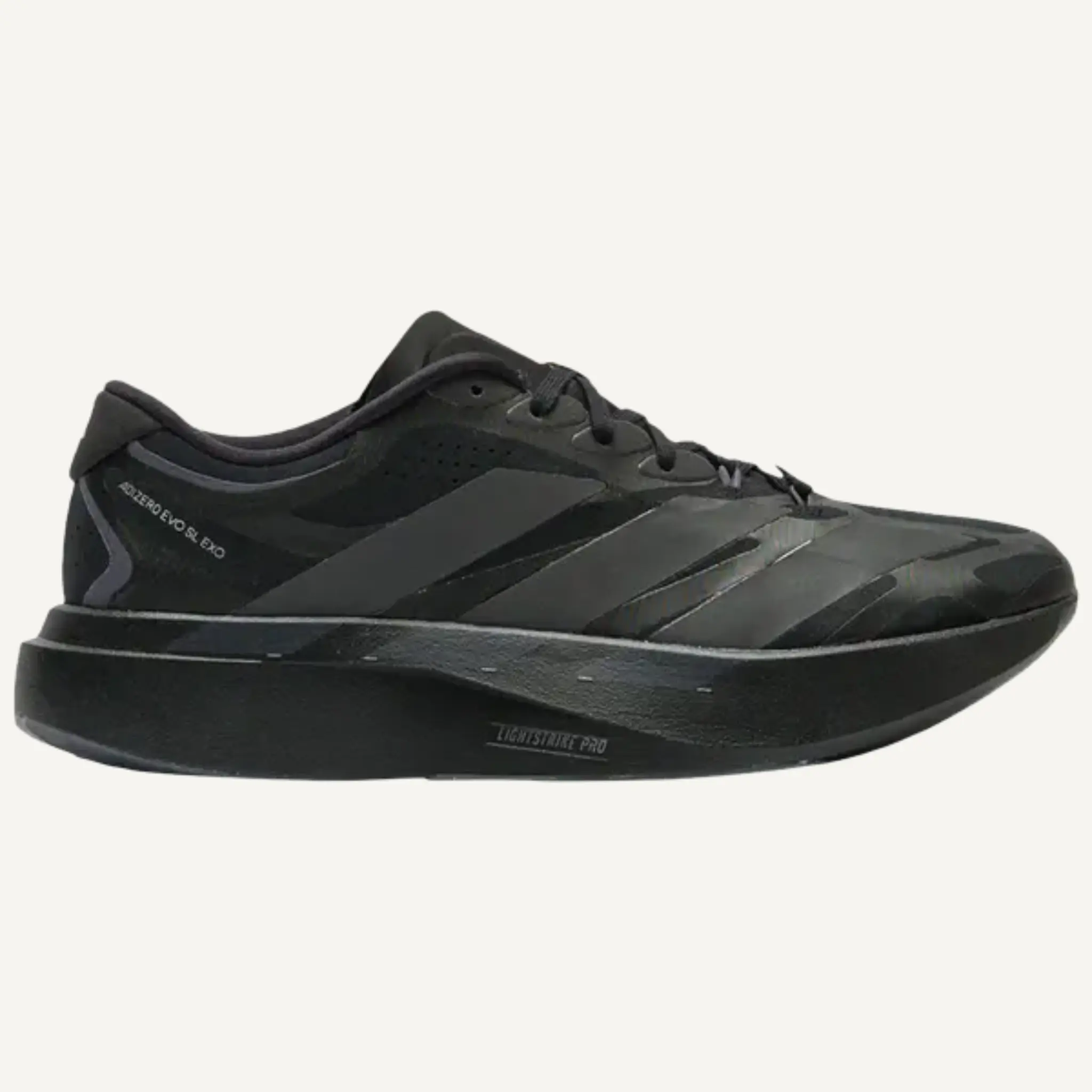Adidas Men's Black/Grey Adizero Evo SL EXO Sneakers, KJ0422