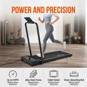 OVER SELF 6.2MPH Walking Pad Treadmill – Portable, Foldable, Under Desk Treadmill with Handle & Remote, Perfect for Home Fitness, Easy to Store & Workout Anytime