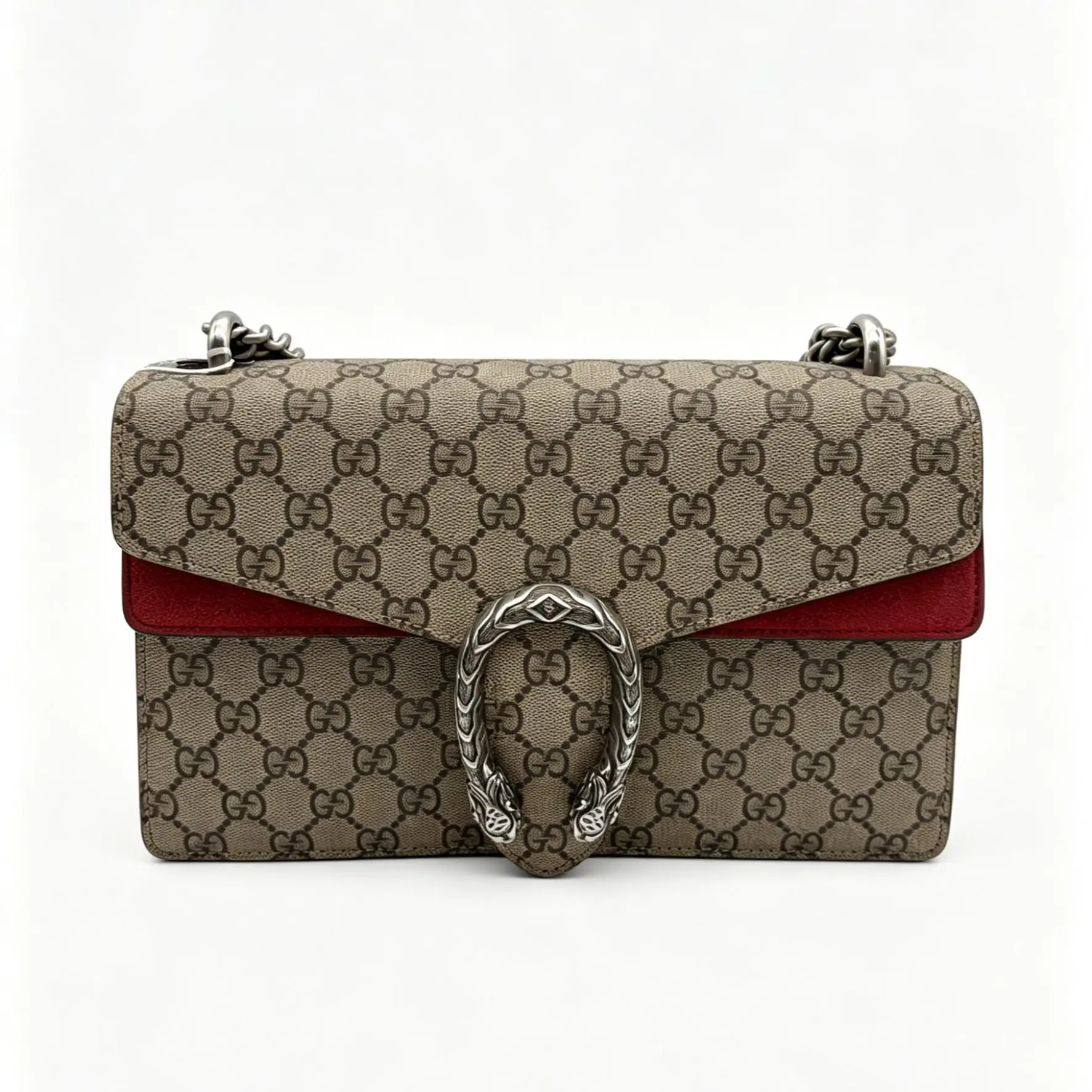 Pre-owned GUCCI Vintage Red Wine God Shoulder Bag th26053052, Shoulder Bags, Crossbody Bags