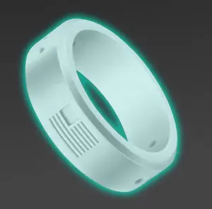 Tuff Ring Glow TUFF Ring Stackable Silicone Promise Ring with Glow in the Dark Feature for Safe Functional Wear