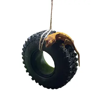 Terrarium Reptile Tire Swing Decor - Tire Swing Reptile Terrarium Decor - Crested Gecko Terrarium Decor